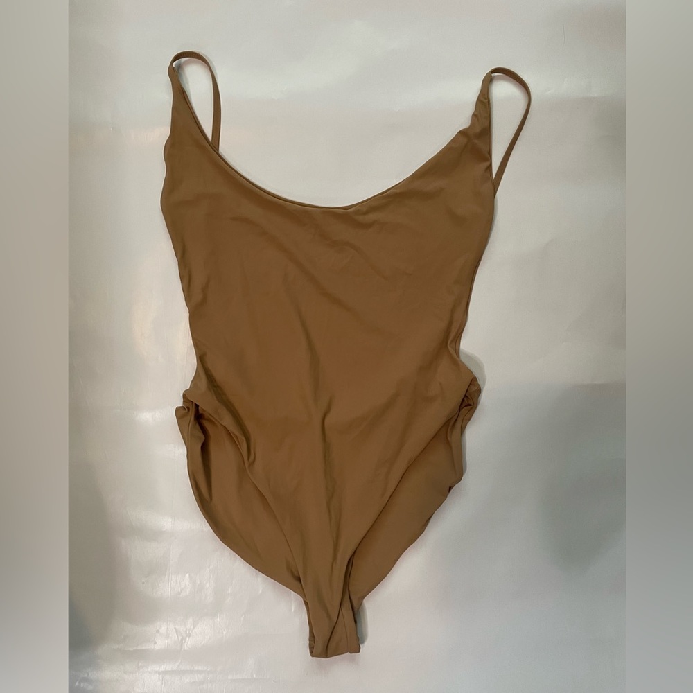 ** SUMMER  bundle- two one piece low back  swimsuits with a swimsuit skirt cover